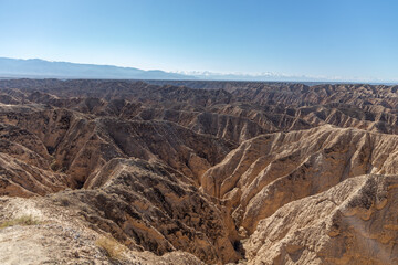 Moon Canyon. Charyn national park, Almaty region, Kazakhstan.