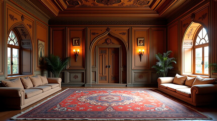 Historic Architectural Style with Ornate Patterns