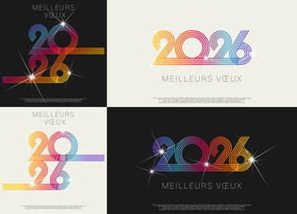 Obraz premium Joyeux Noël 2026 - vecteur pour affiche bannière salutation et célébration dde Noël 2026.