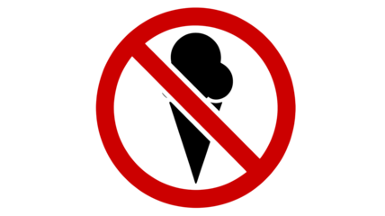Bold red prohibition symbol indicating restriction, prevention, or a clear message of 'no' for diverse applications and designs that demand attention