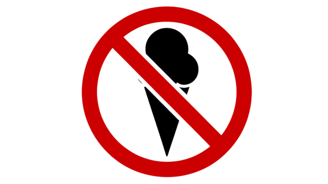 Bold red prohibition symbol indicating restriction, prevention, or a clear message of 'no' for diverse applications and designs that demand attention