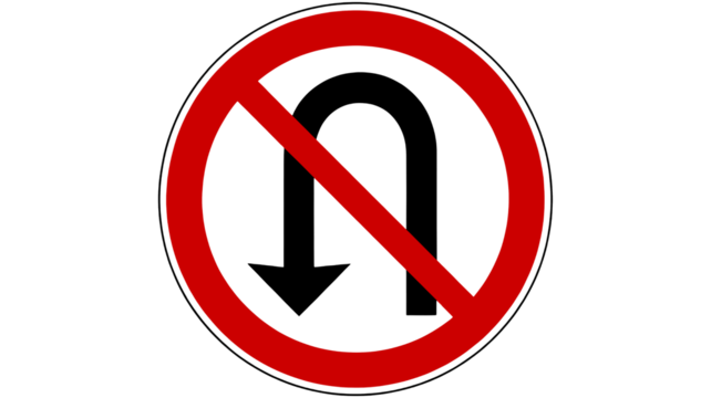 Restriction symbol emphatically prohibits, red circle with diagonal line communicates denial and limitation, conveying a clear message of blockage and refusal