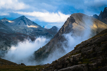 Coucher de Soleil au col Giiardin, Ceillac, Queyras, France