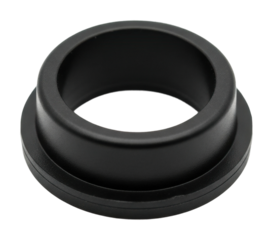 Rubber seal ring installation factory workshop view isolated on transparent background