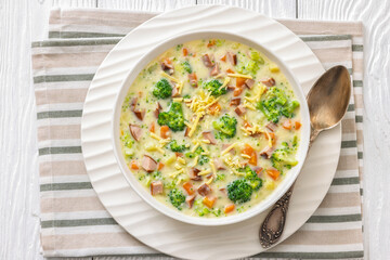 Sausage Vegetable Chowder, tasty thick creamy soup