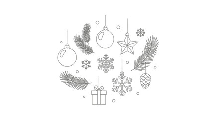 Designs – Holiday Decoration Illustrations, Festive Celebration Patterns, Greeting Card Symbols & Creative Seasonal Graphics for Winter Projects and Branding
