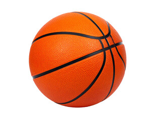 Basketball ball  isolated on a transparent background.