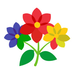 colorful flower vector