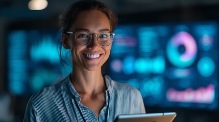 A portrait headshot photo of a friendly professional