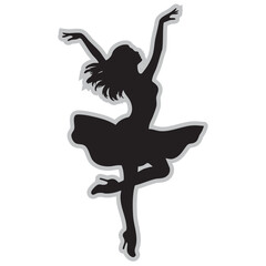 Silhouettes of people, men and women. Group of people standing. Silhouette of a businessman and a woman standing. Set of silhouettes of business people, men and women team