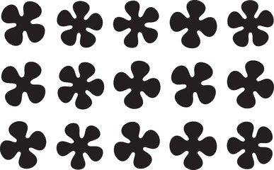 Fototapeta premium Bold floral pattern for dynamic backgrounds designs