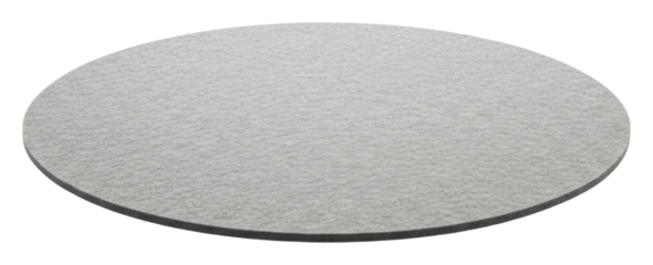 Display round grey tabletop modern interior home minimalist isolated on transparent background