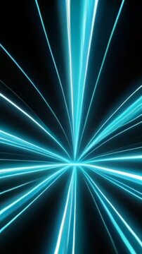 Abstract Hyper-Speed Light Rays Tunnel Into Dark Space