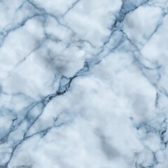 Obraz premium Abstract blue-white marble texture with natural veining pattern