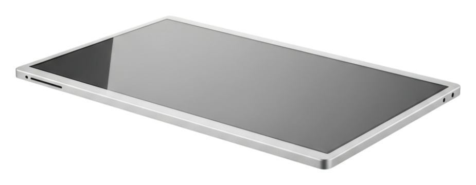 Showcasing sleek tablet design product modern isolated on transparent background