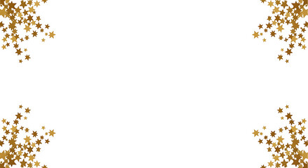 Sparkling Gold Stars Scatter