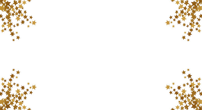 Sparkling Gold Stars Scatter - Powered by Adobe