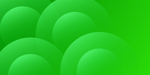 Geometric abstract shape on green gradient overlay background. Vector eps10
