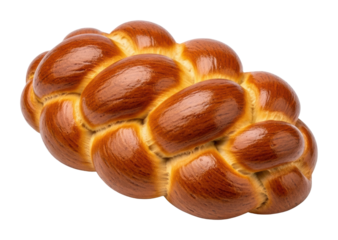Baking fresh challah bread kitchen food cozy atmosphere isolated on transparent background