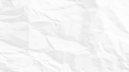 White crumpled paper texture background. Paper texture Crumpled White. Top view.