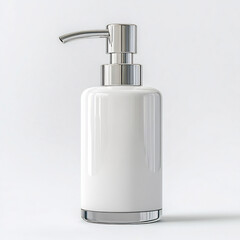 Obraz premium Soap dispenser isolated transparent background minimal household hygiene accessory stock product view