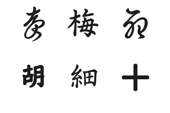 Calligraphy Styles Icons. Calligraphy Styles linear icon set. running script, regular script, cursive stroke, bold line, fine tip, symbol mark