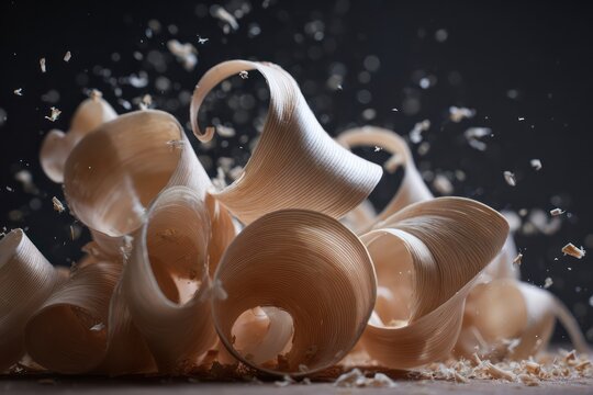 Delicate Wood Shavings from Fine Crafting