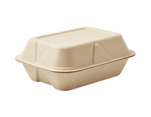 Sustainable molded pulp food container for takeaway meals