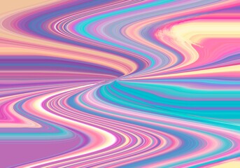 Colorful flowing abstract gradient background with smooth curved waves