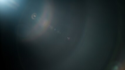 Obraz premium Abstract background of real lens flare for overlay or transition