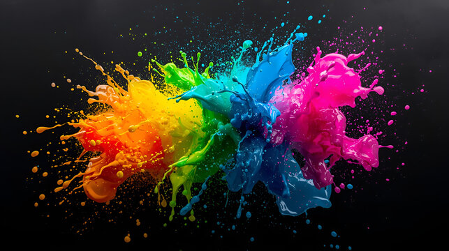abstract colorful background - Powered by Adobe