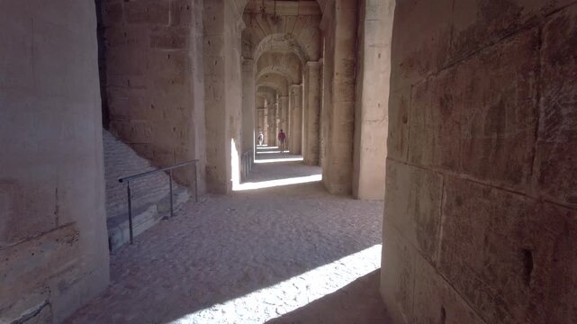 Roman Amphitheater in El Jem, Tunisia