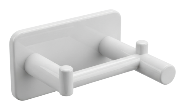 Wall-mounted hook installation home product isolated on transparent background