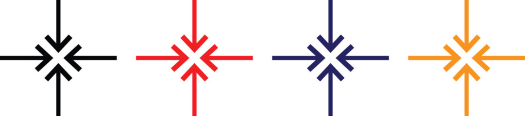 Adobe Illmaximize and minimize icons, expanding arrow line icon symbol, expanding arrow line icons in thin line style,
ustrator Artwork