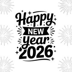 Fototapeta premium happy new year 2026
