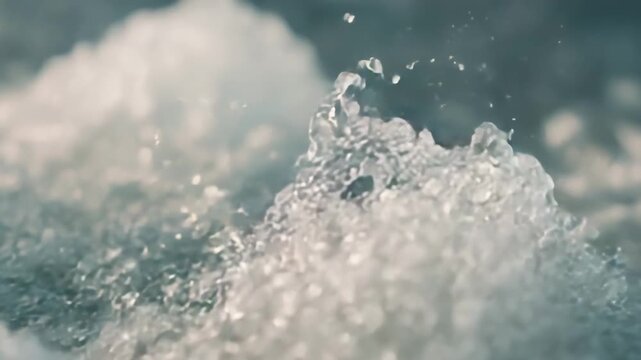 water splash isolated on white, blue water surface, abstract blue background with bubbles, water in the pool, ocean, sea, underwater