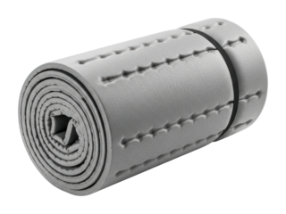 Yoga mat roll home product view isolated on transparent background