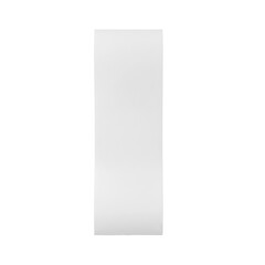 Blank white receipt paper for business and finance concepts