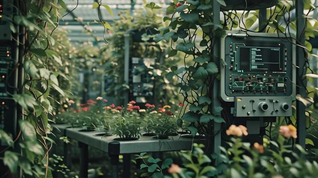 Hydroponics Greenhouse Automation Sustainable Agriculture Technology