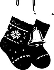 Christmas stockings and bells