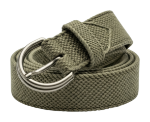 Stylish action of woven belt product neutral isolated on transparent background