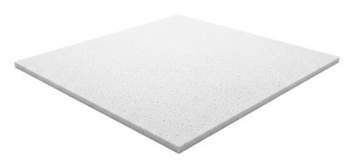 Creating minimalist white surface isolated on transparent background