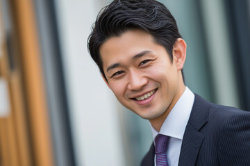 アジア人の若いビジネスマン