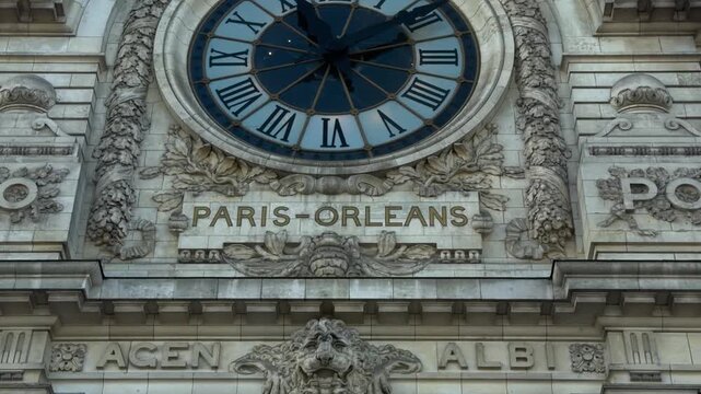 Street architecture in the historic center of Paris, France, October 14, 2025. High quality 4k footage