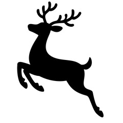 deer silhouette vector