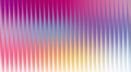 Abstract vibrant colorful graphic design with vertical lines. An abstract artwork in a gradient color palette.