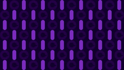 Geometric Digital Pattern in Purple