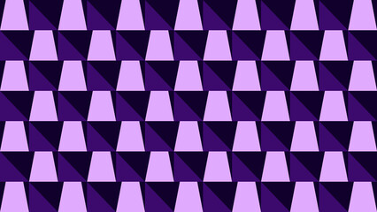 Geometric Seamless Pattern in Violet and Purple Tones