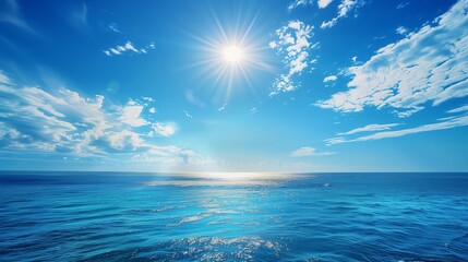 Fototapeta premium Endless Blue Horizon