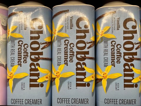 Grocery store Chobani coffee Creamer Vanilla